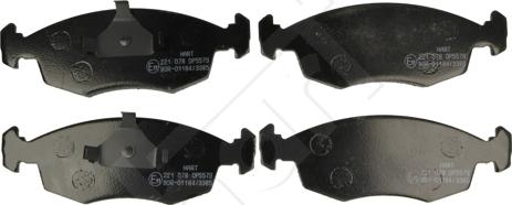 Hart 221 078 - Комплект спирачно феродо, дискови спирачки vvparts.bg