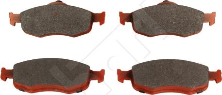 Hart 223 704 - Комплект спирачно феродо, дискови спирачки vvparts.bg