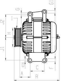 HC-Cargo 116489 - Генератор vvparts.bg