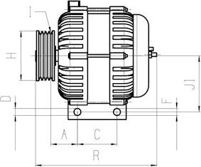 HC-Cargo 116665 - Генератор vvparts.bg