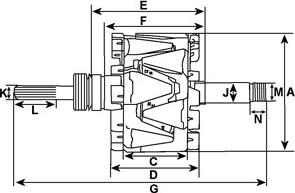 HC-Cargo 135997 - Ротор, генератор vvparts.bg