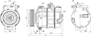 HC-Cargo 240944 - Компресор, климатизация vvparts.bg