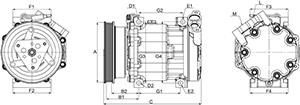 HC-Cargo 240950 - Компресор, климатизация vvparts.bg