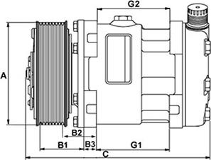 HC-Cargo 240431 - Компресор, климатизация vvparts.bg