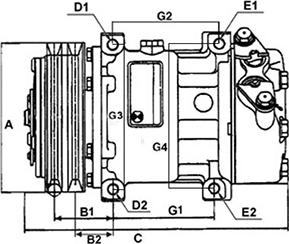 HC-Cargo 240260 - Компресор, климатизация vvparts.bg