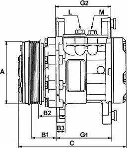 HC-Cargo 240381 - Компресор, климатизация vvparts.bg