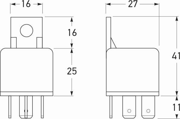 HELLA 4RA 965 400-032 - Реле, работен ток vvparts.bg