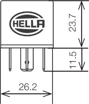 HELLA 4RD 933 332-291 - Реле, работен ток vvparts.bg