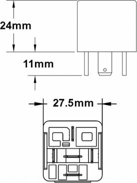 HELLA 4RD 933 332-297 - Реле, работен ток vvparts.bg