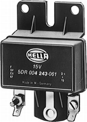 HELLA 5DR 004 243-051 - Регулатор на генератор vvparts.bg