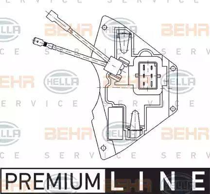 HELLA 5HL 351 321-171 - Регулатор, обдухване интериор vvparts.bg