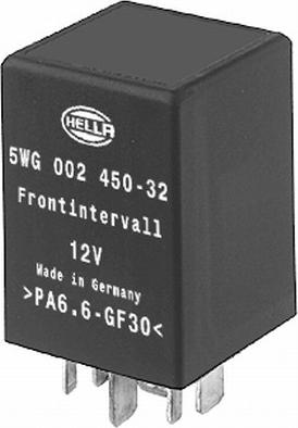 HELLA 5WG 002 450-321 - Реле, интервал на чистачките vvparts.bg