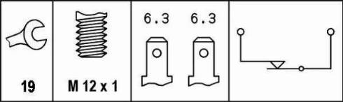 HELLA 6DF 003 263-021 - Ключ за спирачните светлини vvparts.bg