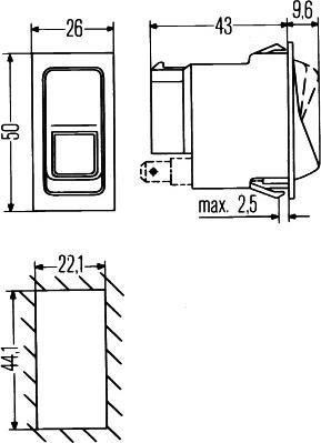 HELLA 6EH 004 570-641 - Превключвател (датчик) vvparts.bg