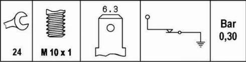 HELLA 6ZL 003 259-411 - Датчик, налягане на маслото vvparts.bg