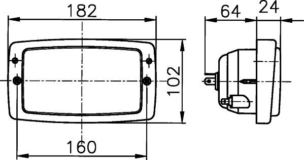 HELLA 1AD 996 018-641 - Главен фар vvparts.bg