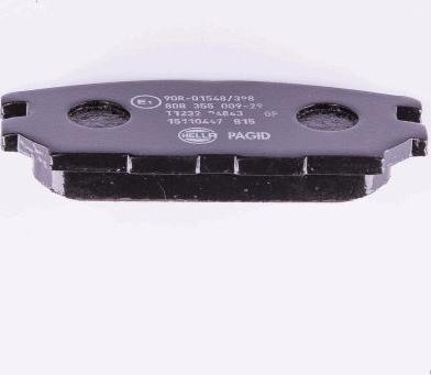 HELLA 8DB 355 009-291 - Комплект спирачно феродо, дискови спирачки vvparts.bg