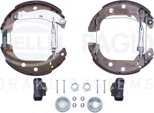 HELLA 8DB 355 004-591 - Комплект спирачна челюст vvparts.bg