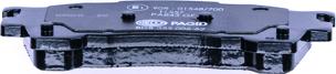 HELLA 8DB 355 006-621 - Комплект спирачно феродо, дискови спирачки vvparts.bg