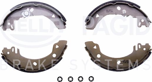 HELLA 8DB 355 001-041 - Комплект спирачна челюст vvparts.bg