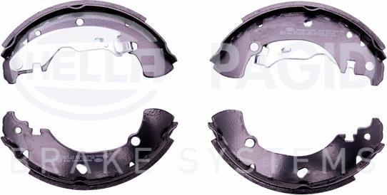 HELLA 8DB 355 001-851 - Комплект спирачна челюст vvparts.bg