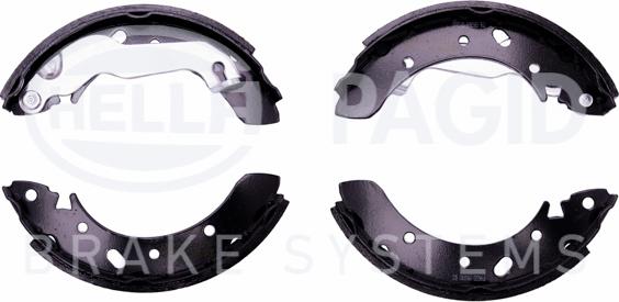 HELLA 8DB 355 001-861 - Комплект спирачна челюст vvparts.bg