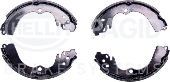 HELLA 8DB 355 001-221 - Комплект спирачна челюст vvparts.bg