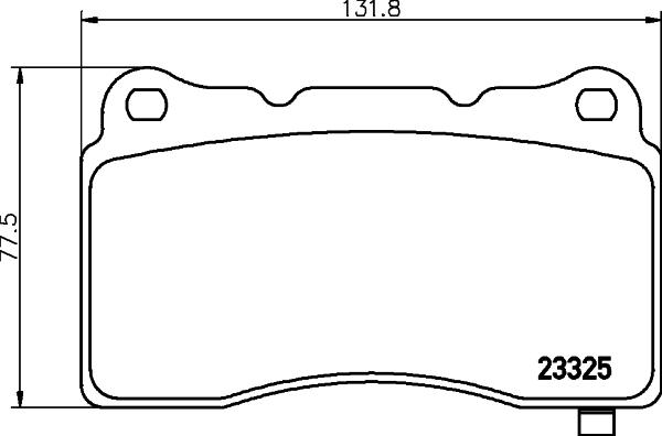 Raybestos EHT1050A - Комплект спирачно феродо, дискови спирачки vvparts.bg