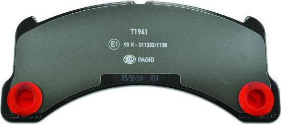 HELLA 8DB 355 015-131 - Комплект спирачно феродо, дискови спирачки vvparts.bg