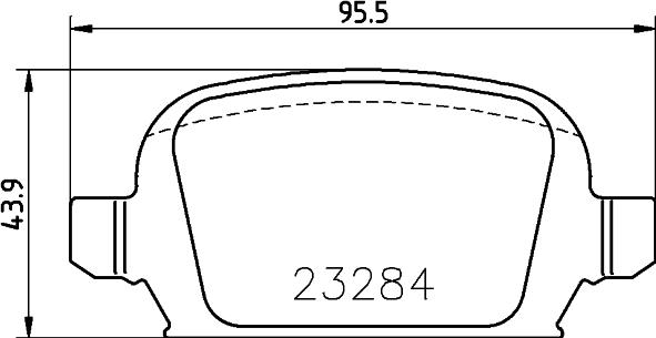 HELLA 8DB 355 018-641 - Комплект спирачно феродо, дискови спирачки vvparts.bg