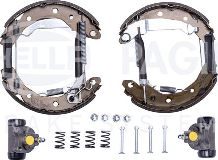 HELLA 8DB 355 022-661 - Комплект спирачна челюст vvparts.bg