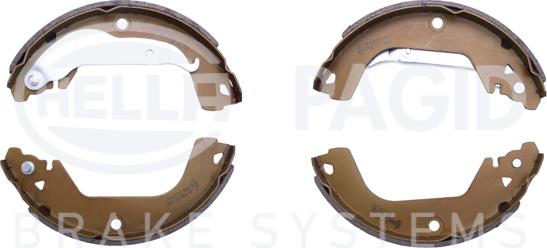 HELLA 8DB 355 022-391 - Комплект спирачна челюст vvparts.bg