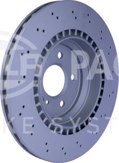 HELLA 8DD 355 109-501 - Спирачен диск vvparts.bg