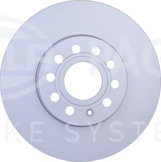 HELLA 8DD 355 109-581 - Спирачен диск vvparts.bg