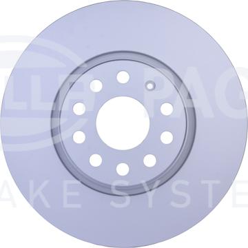 HELLA 8DD 355 109-521 - Спирачен диск vvparts.bg