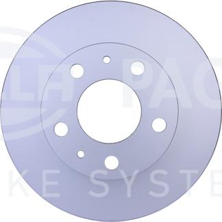 HELLA 8DD 355 109-021 - Спирачен диск vvparts.bg