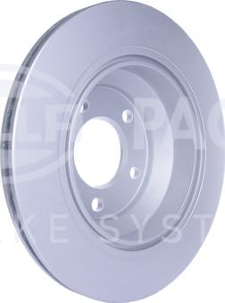 HELLA 8DD 355 109-801 - Спирачен диск vvparts.bg