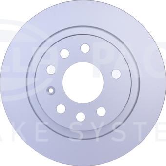 HELLA 8DD 355 109-211 - Спирачен диск vvparts.bg