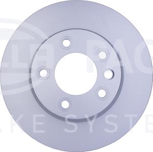 HELLA 8DD 355 109-741 - Спирачен диск vvparts.bg