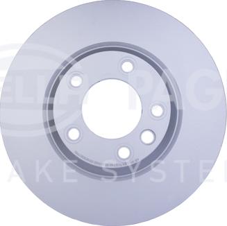 HELLA 8DD 355 109-761 - Спирачен диск vvparts.bg