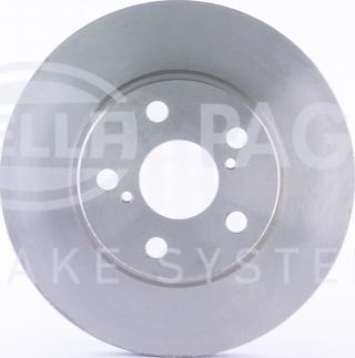 HELLA 8DD 355 104-901 - Спирачен диск vvparts.bg