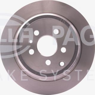 HELLA 8DD 355 104-461 - Спирачен диск vvparts.bg