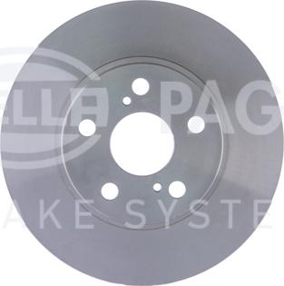 HELLA 8DD 355 104-891 - Спирачен диск vvparts.bg