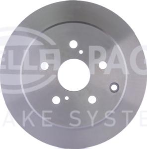 HELLA 8DD 355 105-421 - Спирачен диск vvparts.bg