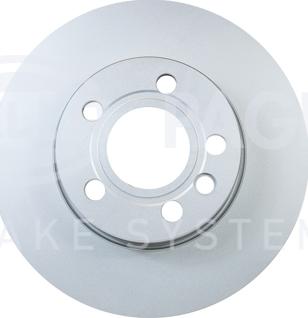 HELLA 8DD 355 105-572 - Спирачен диск vvparts.bg