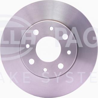 HELLA 8DD 355 105-881 - Спирачен диск vvparts.bg