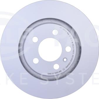 HELLA 8DD 355 105-381 - Спирачен диск vvparts.bg