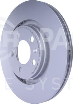 HELLA 8DD 355 105-381 - Спирачен диск vvparts.bg