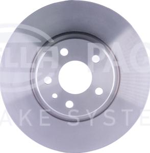 HELLA 8DD 355 106-451 - Спирачен диск vvparts.bg