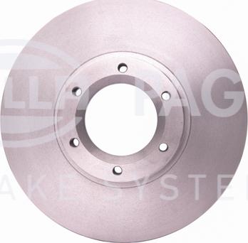 HELLA 8DD 355 106-611 - Спирачен диск vvparts.bg